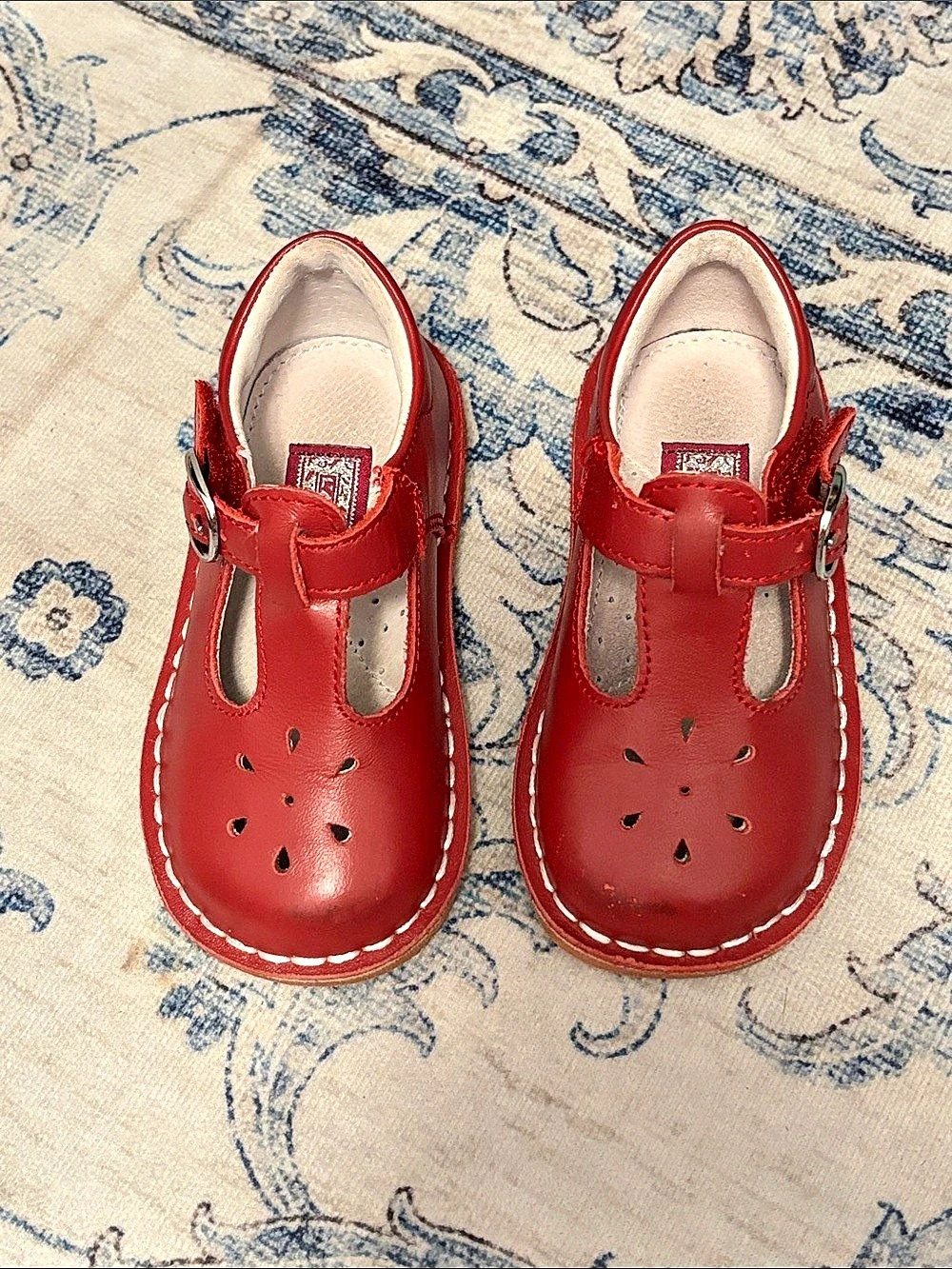 Kids Red Mary Jane Dress Shoes